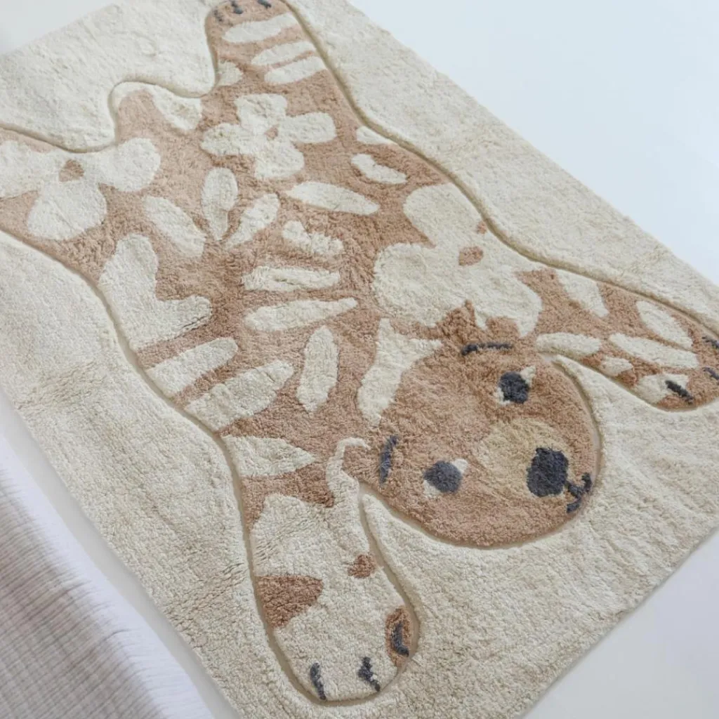 New Tapis rectangulaire Flowerbear (100 x 150 cm) Tapis