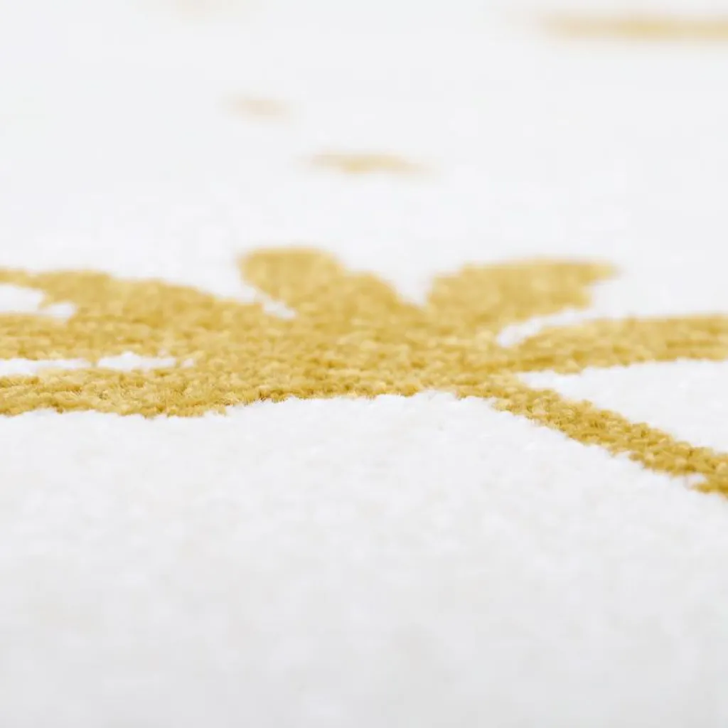 Nattiot Tapis rectangulaire Little Palm palmier Miel (120 x 170 cm)