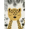 Discount Tapis rectangulaire léopard moutarde Sören (120 x 170 cm) Tapis