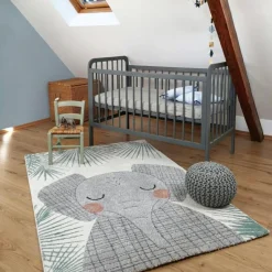 New Tapis rectangulaire éléphant Junko (120 x 170 cm) Tapis