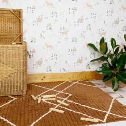 Sale Tapis rectangulaire Lässa toffee (100 x 150 cm) Tapis