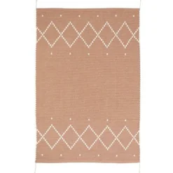Sale Tapis rectangulaire Mallorca Rose Argile (100 x 150 cm) Tapis