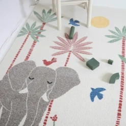 Discount Tapis rectangulaire Mamalena (120 x 170 cm) Tapis