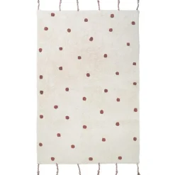 Nattiot Tapis rectangulaire Nümi Ambre pois (100 x 150 cm)