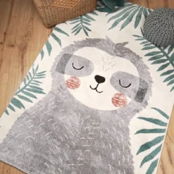 New Tapis rectangulaire paresseux Akiko (120 x 170 cm) Tapis