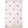 New Tapis rectangulaire pois terracotta Wooly (100 x 150 cm) Tapis