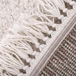 New Tapis rectangulaire pois terracotta Wooly (100 x 150 cm) Tapis