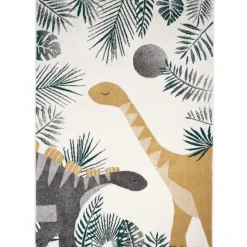 Best Tapis rectangulaire Sensaku dinosaure (120 x 170 cm) Tapis