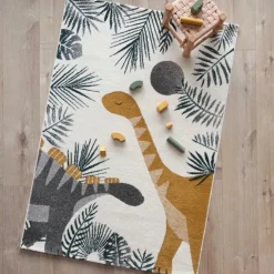 Best Tapis rectangulaire Sensaku dinosaure (120 x 170 cm) Tapis
