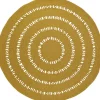 Nattiot Tapis rond Bibek mangue (110 cm)
