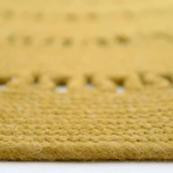 Nattiot Tapis rond Bibek mangue (110 cm)