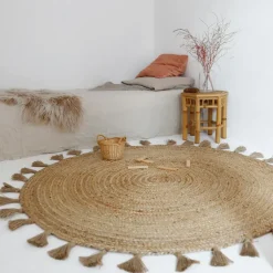 Nattiot Tapis rond en jute Else (140 cm)