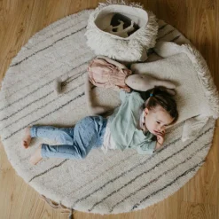 Lorena Canals Tapis rond en laine Arona (120 cm)