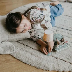 Lorena Canals Tapis rond en laine Arona (120 cm)