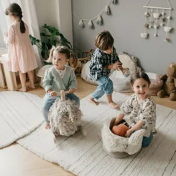 Lorena Canals Tapis rond en laine Arona (120 cm)