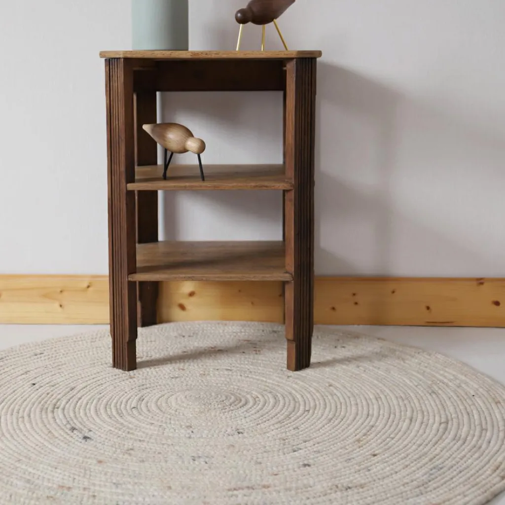 Nattiot Tapis rond Neethu Avoine S (110 cm)