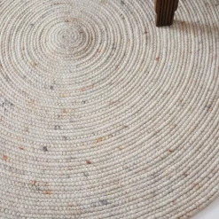 Nattiot Tapis rond Neethu Avoine S (110 cm)