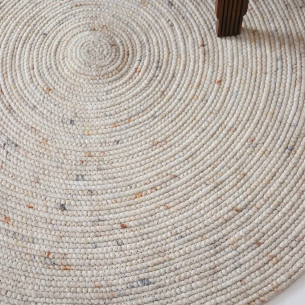 Nattiot Tapis rond Neethu Avoine S (110 cm)