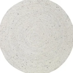 Nattiot Tapis rond Neethu naturel (110 cm)