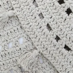 Nattiot Tapis rond Nila gris perle (120 cm)