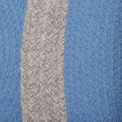 Clearance Tapis rond Nolan bleu (120 cm) Tapis