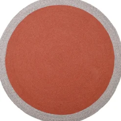 Nattiot Tapis rond Nolan rouge (120 cm)