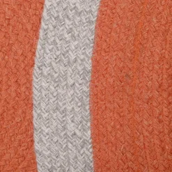 Nattiot Tapis rond Nolan rouge (120 cm)