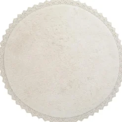 Discount Tapis rond Perla écru (110 cm) Tapis