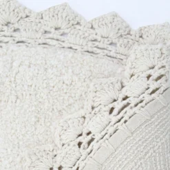 Discount Tapis rond Perla écru (110 cm) Tapis