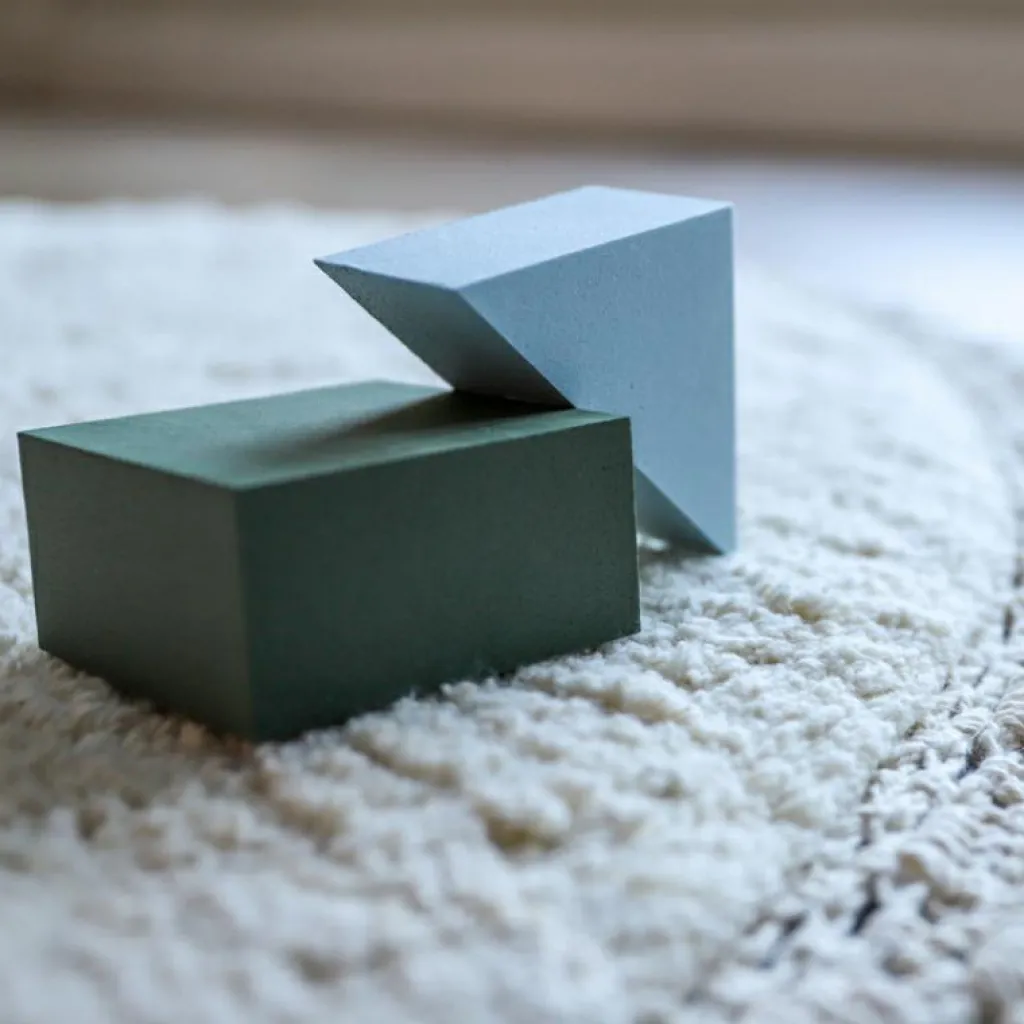 Discount Tapis rond Perla écru (110 cm) Tapis