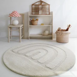 Nattiot Tapis rond Rainbow Dream S (120 cm)
