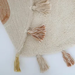 Nattiot Tapis rond Rainbow Toffee (110 cm)