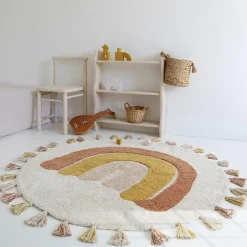 Nattiot Tapis rond Rainbow Toffee (110 cm)