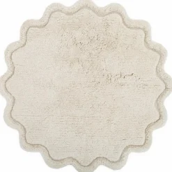 Tapis rond Sweet April Ecru (110 cm) Tapis