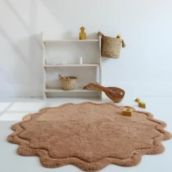 Nattiot Tapis rond Sweet April Toffee (110 cm)