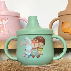 Clearance Tasse à bec en silicone Câlin (240 ml) Tasse