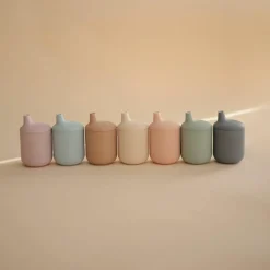 Mushie Tasse à bec en silicone Natural