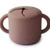 Mushie Tasse à goûter Snack cup Cloudy mauve