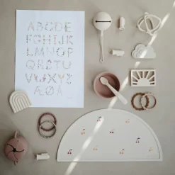 Mushie Tasse à goûter Snack cup Cloudy mauve