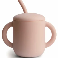 Mushie Tasse à paille Blush