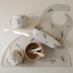 Mushie Tasse à paille Lilac Flowers