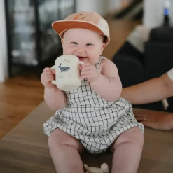 Mushie Tasse à paille Whales