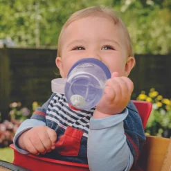 TUM TUM Tasse antifuite avec paille lestée Chouette (300 ml)