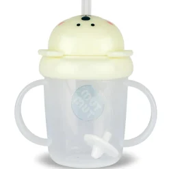 Discount Tasse antifuite avec paille lestée Ours phosphorescente (200 ml) Tasse