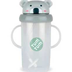 TUM TUM Tasse antifuite avec paille lestée Koala (300 ml)