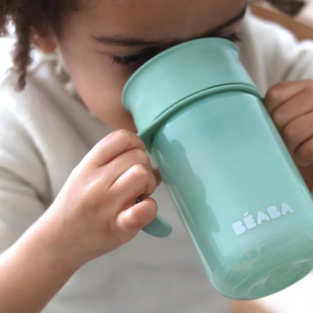 New Tasse d'apprentissage 360° vert d'eau (340 ml) Tasse