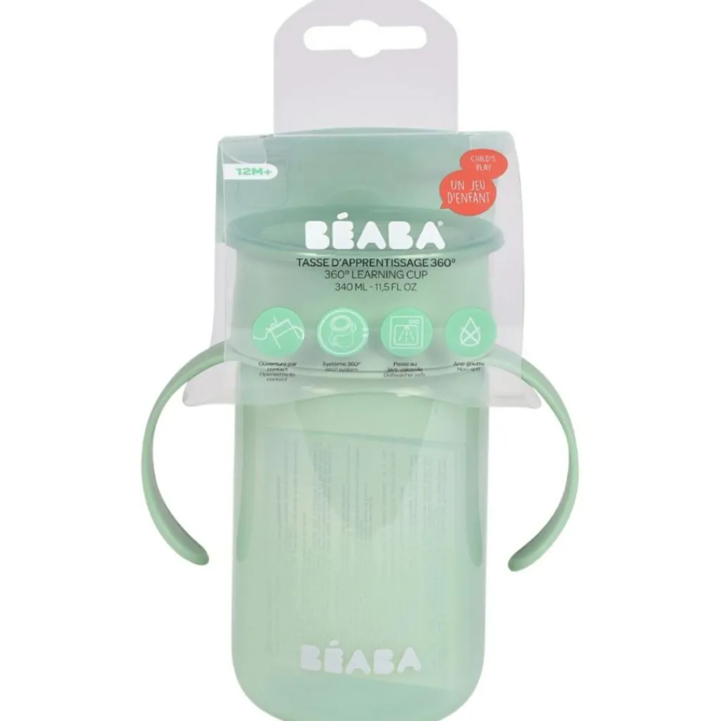 New Tasse d'apprentissage 360° vert d'eau (340 ml) Tasse