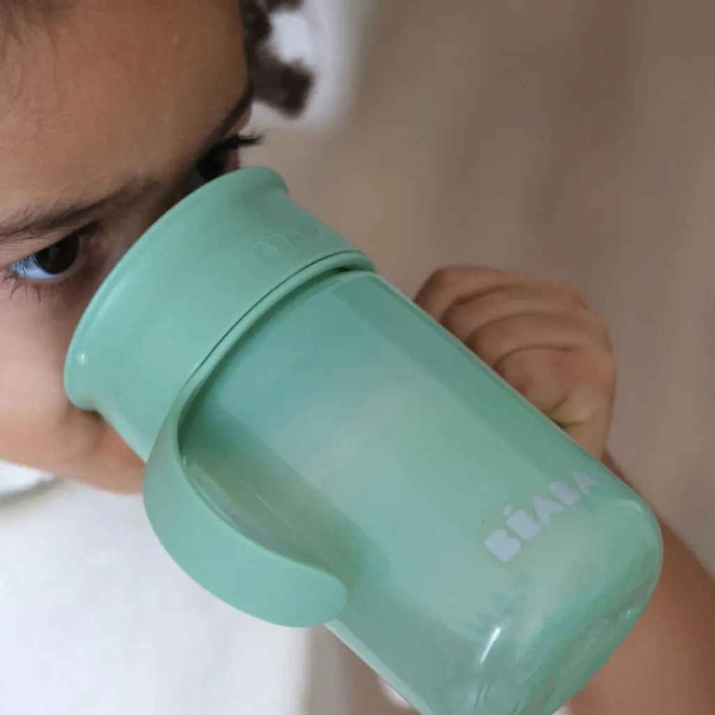 New Tasse d'apprentissage 360° vert d'eau (340 ml) Tasse