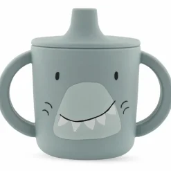 Trixie Tasse d'apprentissage en silicone Mr. Shark