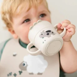 Hot Tasse d'apprentissage Foodie Tiny farm Sable Tasse